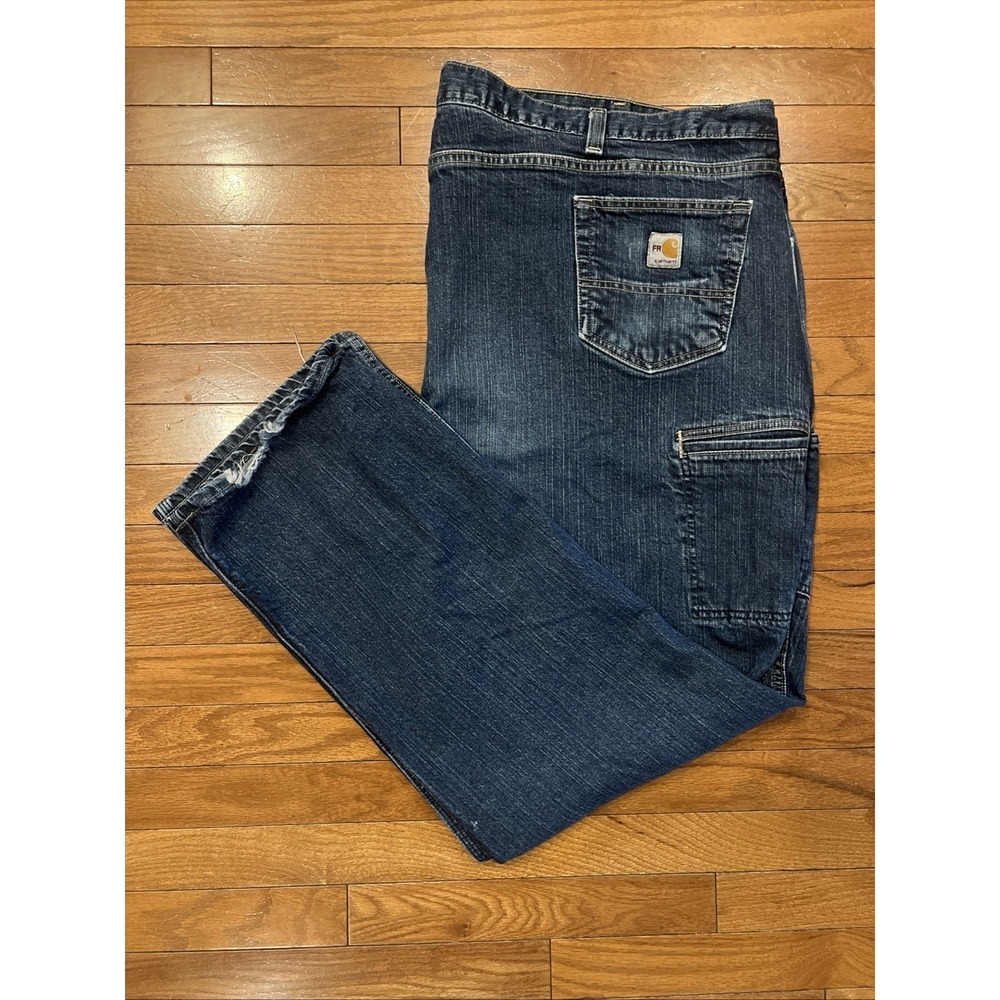 Carhartt FR Relaxed Fit Jeans Mens 54x32 CAT 2 ATPV 17 Flame Resistant Denim